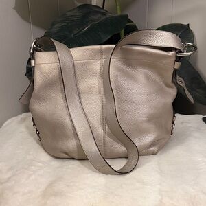 Coach Pebbled Leather Slouchy Hobo Crossbody